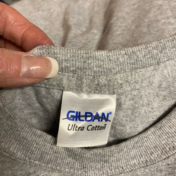 Gildan Unisex Small T Shirt Grey / Black Illinois Governor’s Humourous - Picture 4 of 7